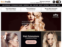 Tablet Screenshot of hairtrade.com